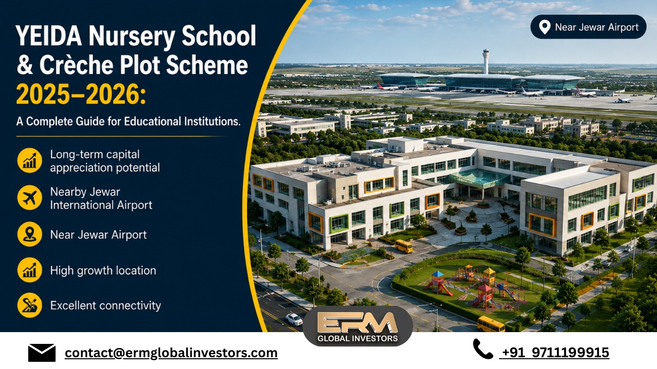 YEIDA Nursery School & Crèche Plot Scheme 2025–2026 | Institutional Plots Near Noida Airport