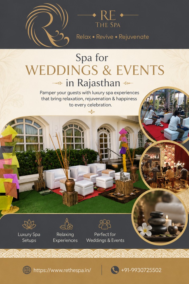  Spa for Weddings Events in Rajasthan | Re The Spa