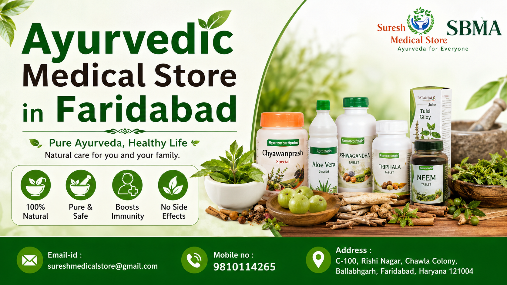  Ayurvedic Medical Store in Faridabad