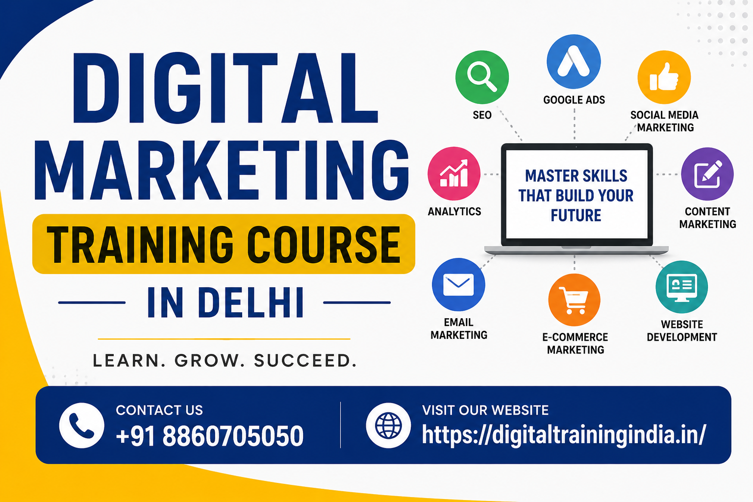  Digital Marketing with Practical Training in Delhi