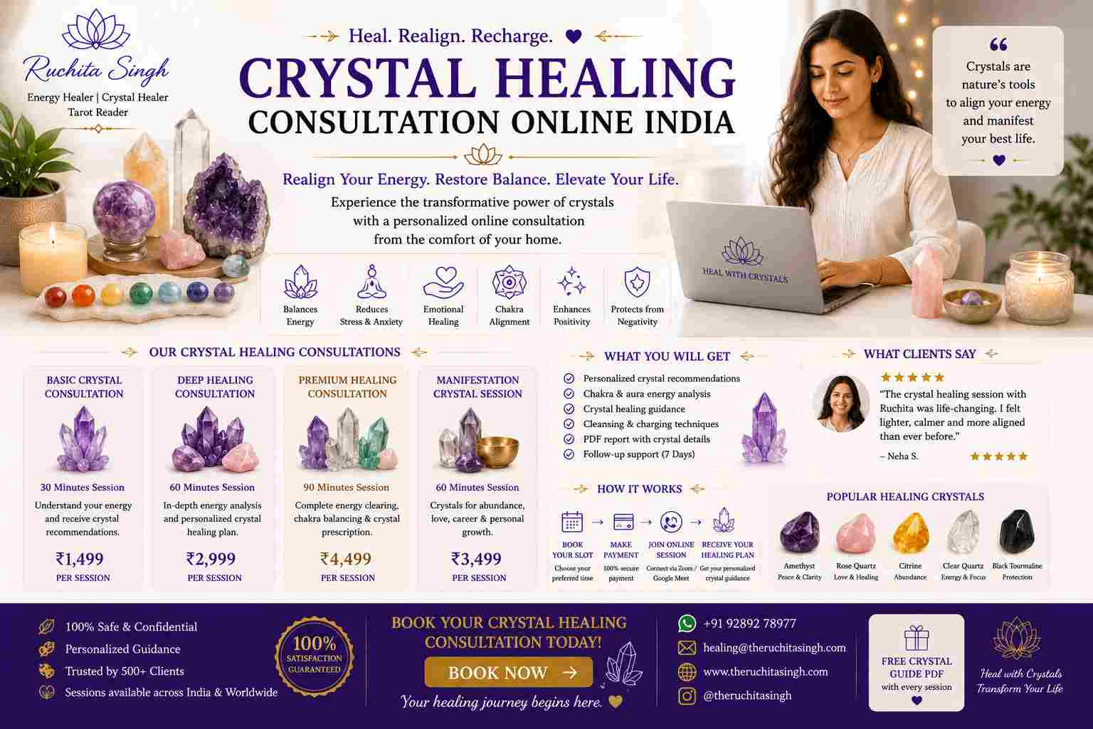  Crystal Healing Consultation Online India
