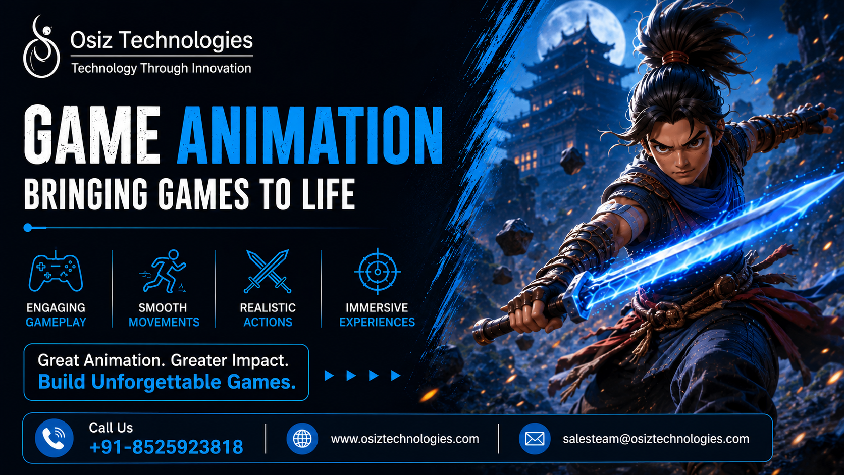  Power Up Your Next Game with Osiz's Premium Game Animation Services: