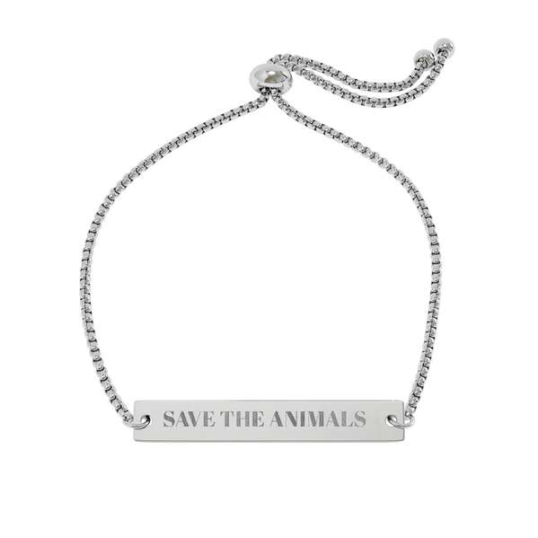  Engraved Bracelet | Personalized Adjustable Bar Bracelet