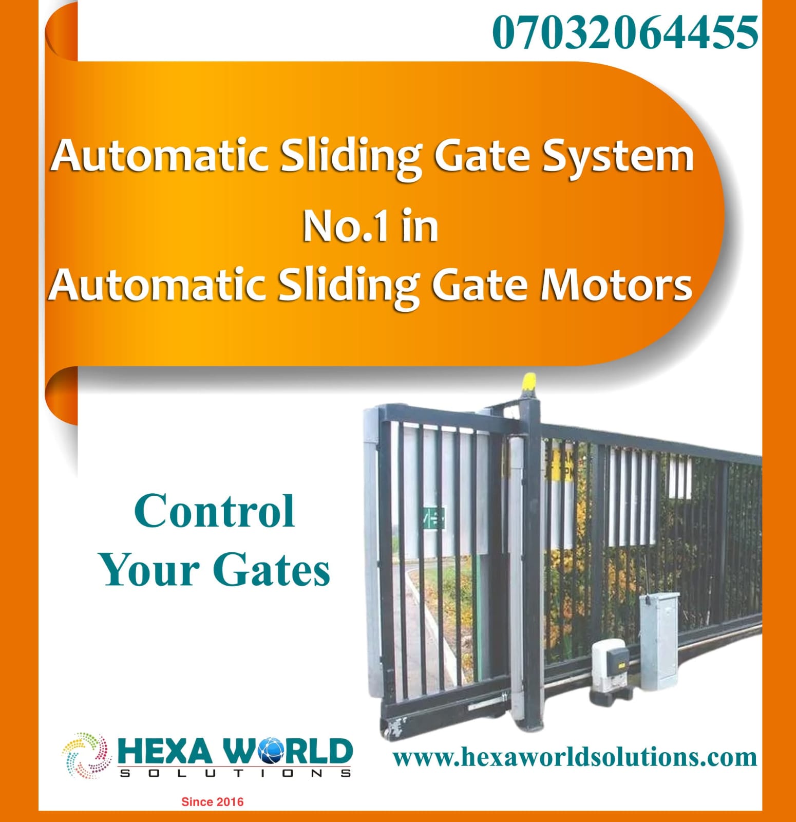  Automatic Sliding Gates in Hyderabad – Reliable Sliding Gate Solutions by Hexaworld