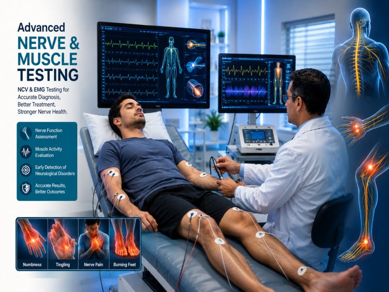  Nerve & Muscle Testing in Gurugram | NCV & EMG Diagnosis