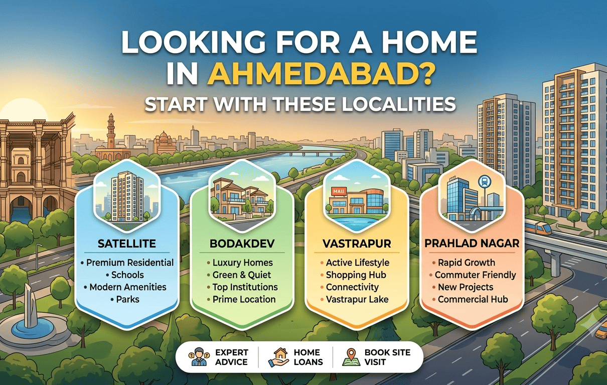  Looking for a Home in Ahmedabad? Start With These Localities
