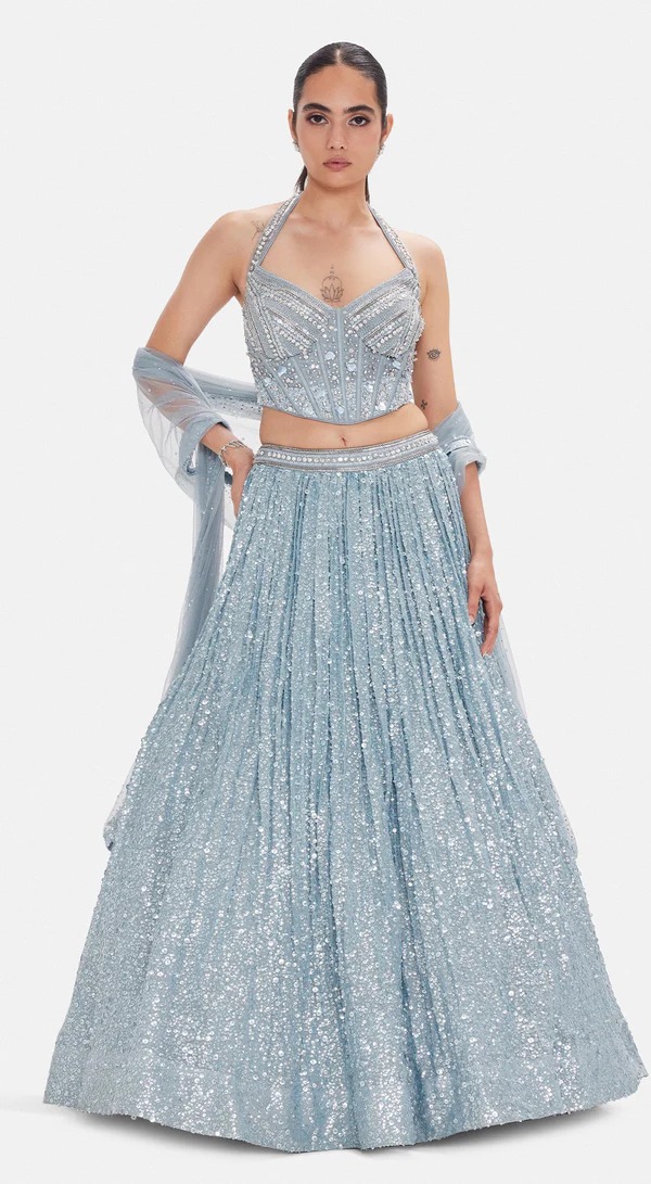  Shop Bridesmaid Lehengas in USA | Designer Wedding Guest Outfits