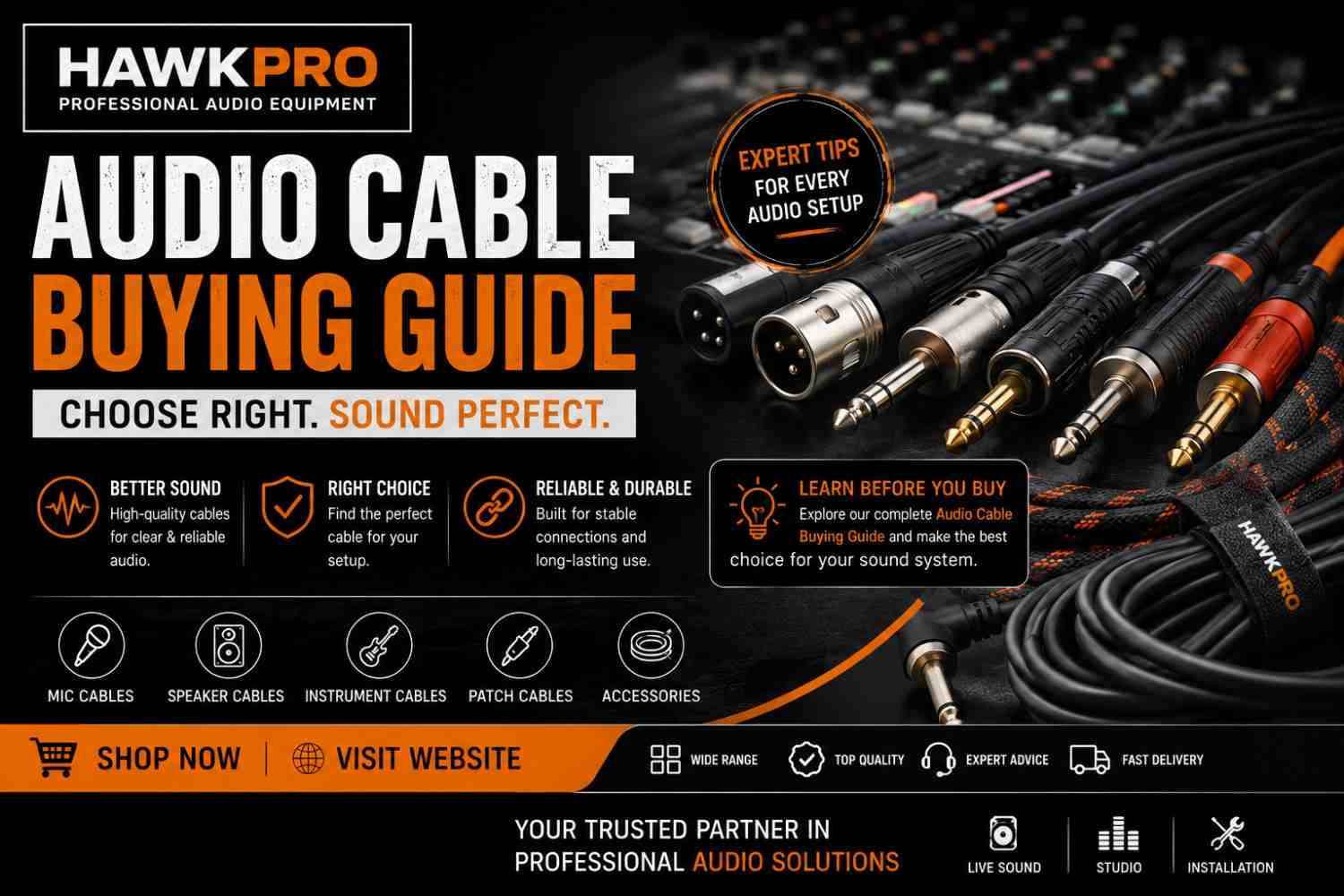 Audio Cable Buying Guide for Clear & Reliable Sound