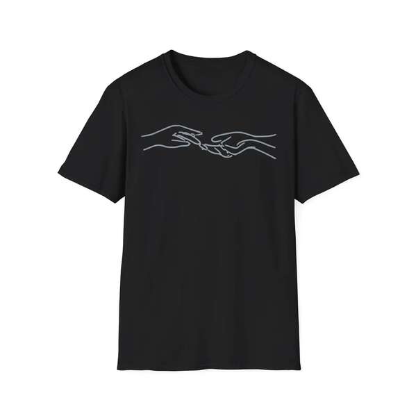  Embroidered T Shirt | We Rise Together Human Kind Tee