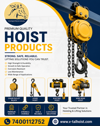  Hoist Products - High-Quality Lifting Equipment Solutions