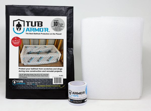  Bathtub Protector & Tub Covers | 36x72 Deep Soaker Tub Armor