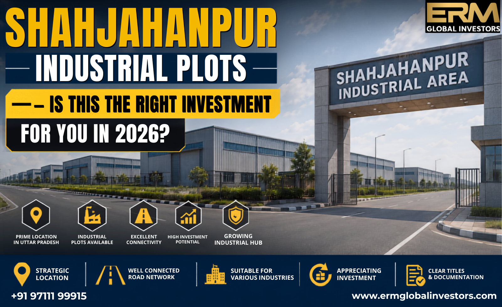  Shahjahanpur Industrial Plots — Is This the Right Investment for You in 2026?