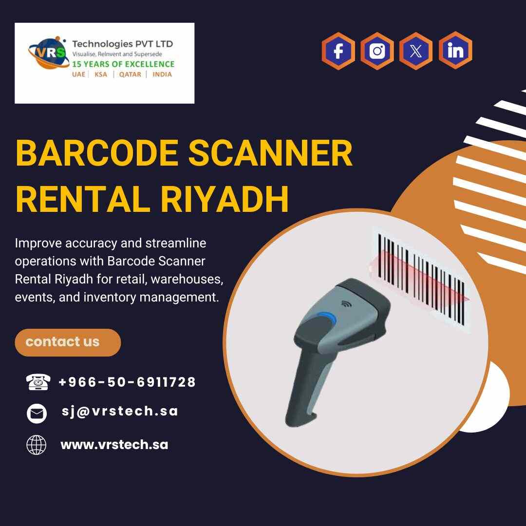  Why Choose Barcode Scanner Rental Riyadh for Events?