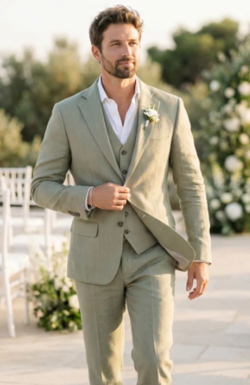  Linen Suits for Weddings