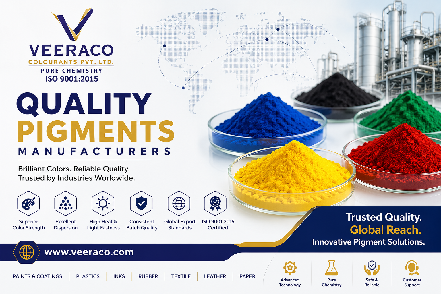  Reliable Quality Pigments Manufacturers Offering Superior Color Solutions