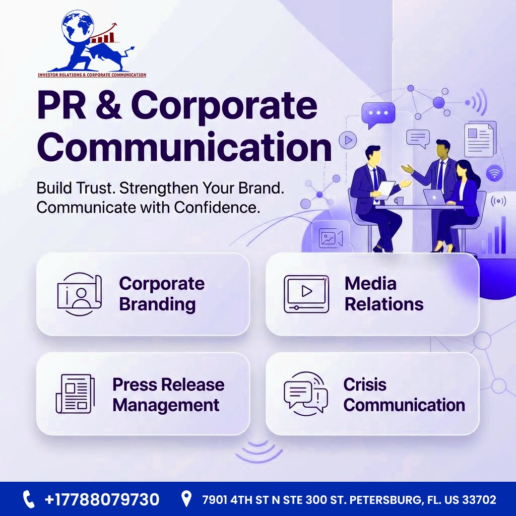  Public Relations & Investor Relations Agency | Corporate Growth, Media Visibility, and Investor Confidence