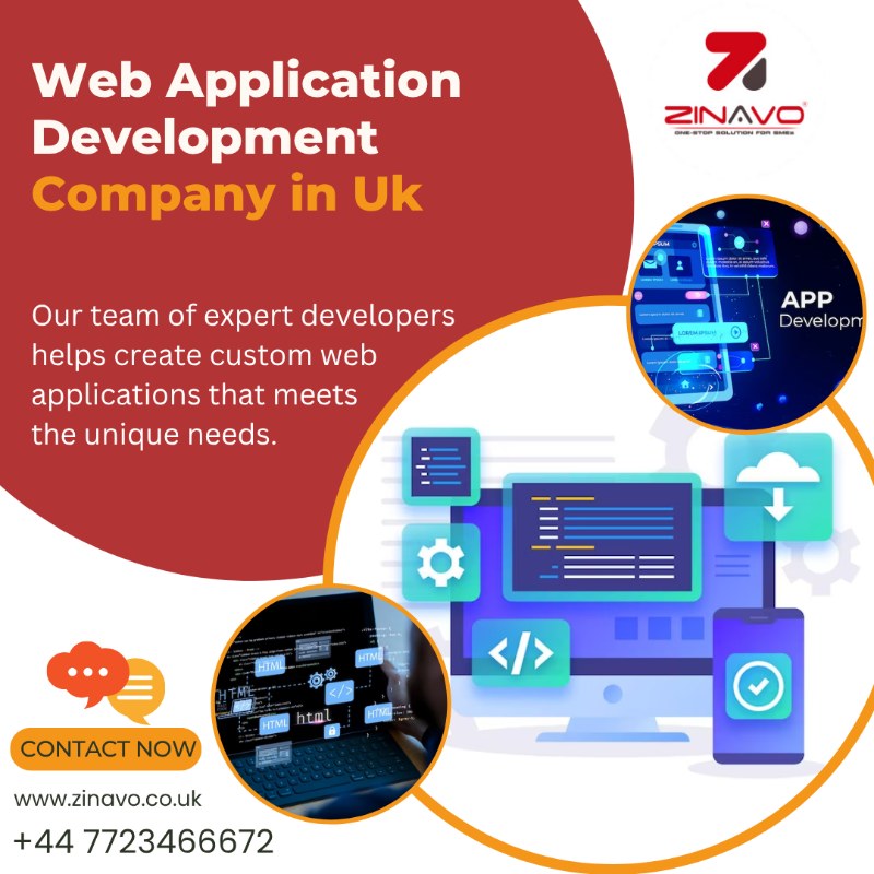  Web Application Development Company in UK | Zinavo UK