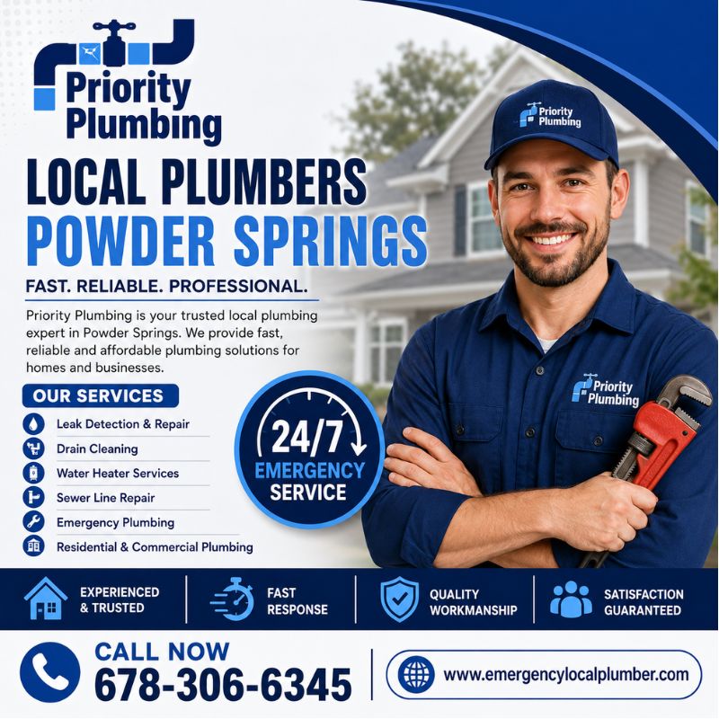  Need Local Plumbers Powder Springs? Call the Experts Today