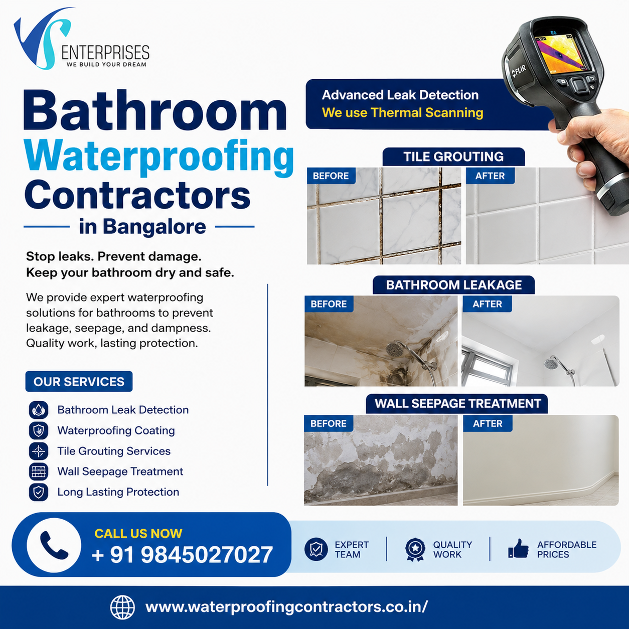  Bathroom Waterproofing Contractors in Bangalore