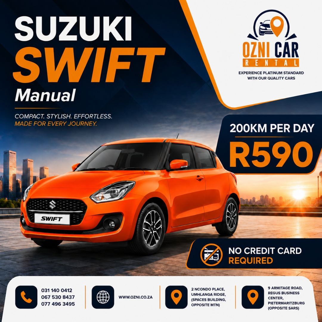 Pietermaritzburg Car Rental Services | Affordable, Safe & Convenient Vehicle Hire