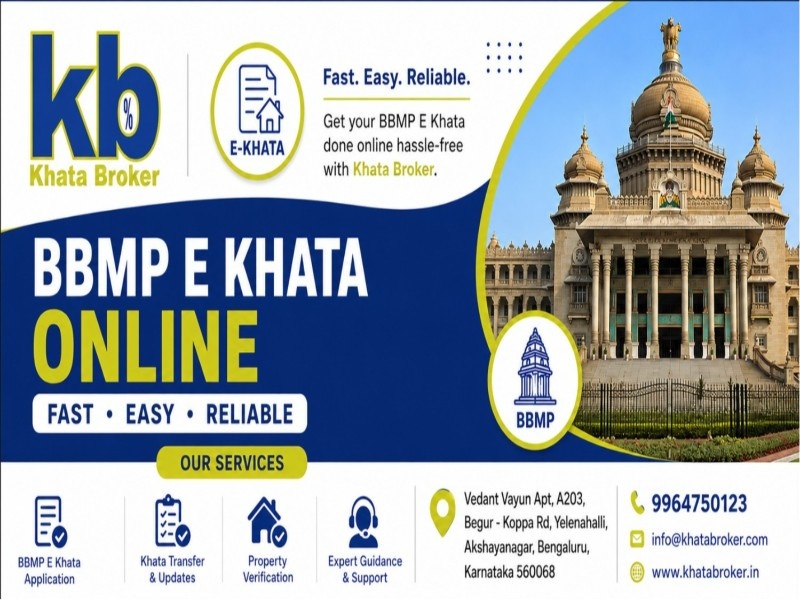  BBMP E Khata Online Services in Bengaluru
