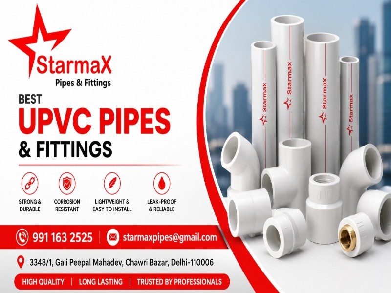  Best uPVC Pipes & Fittings for Residential and Commercial Projects