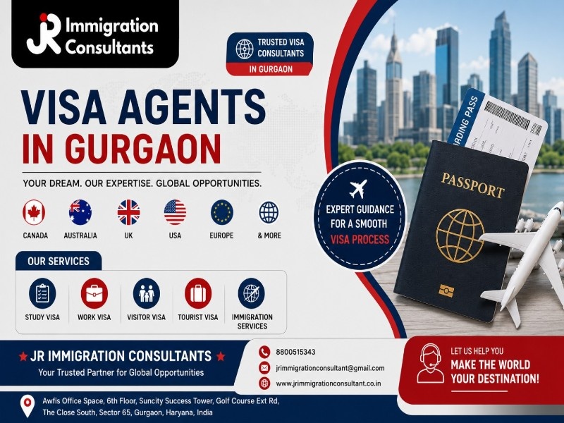  Trusted Visa Agents in Gurgaon | JR Immigration Consultants