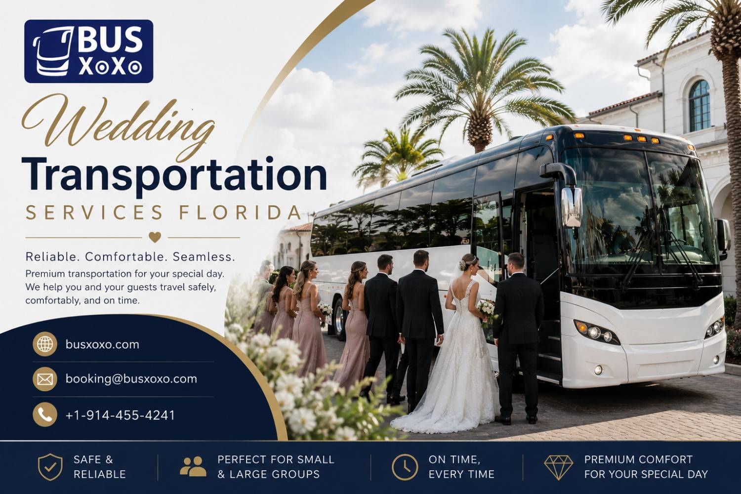  Wedding Shuttle Bus Florida Luxury Transportation for Your Big Day