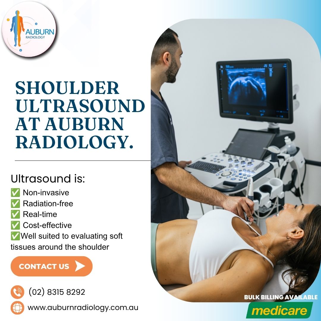  Shoulder Ultrasound at Auburn Radiology.(02) 8315 8292