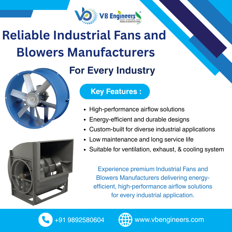  Industrial Fans and Blowers Manufacturers for High-Performance Air Solutions
