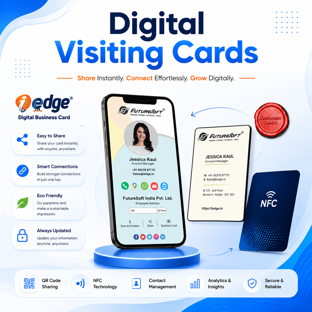  Digital Visiting Cards India Designed for Business Success