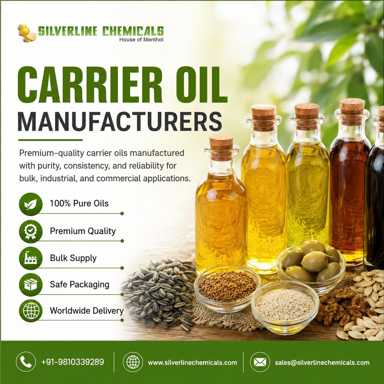  Carrier Oil Manufacturers Premium Quality Solutions