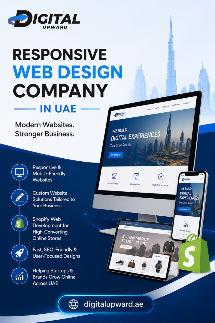  Responsive Web Design Company in UAE | Digital Upward