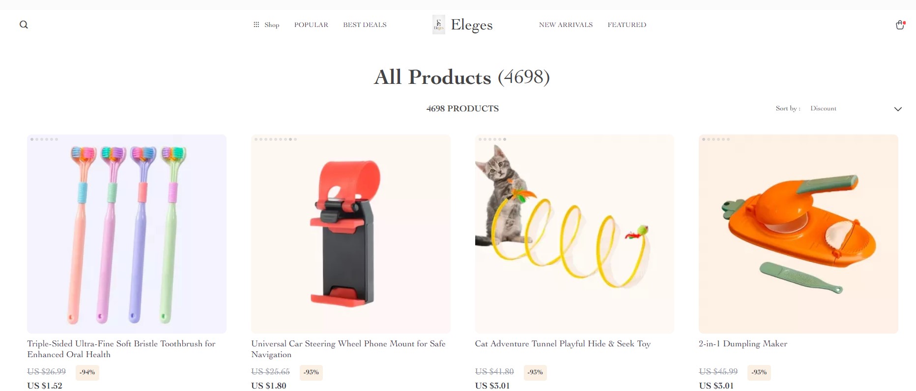  eleges.com 10% Offer All Products