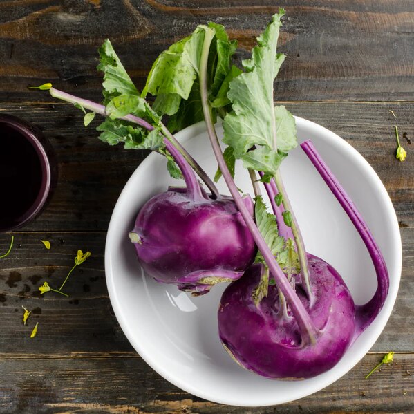  Kohlrabi Purple Vienna Seeds | Vegetable Garden Seeds