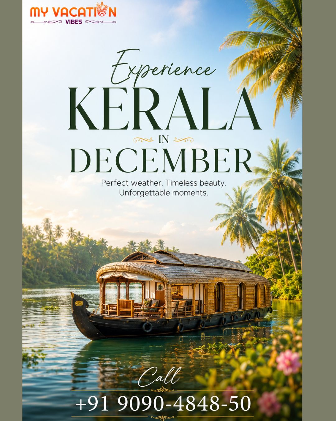 Experience Kerala in December – Call +91 9090-4848-50
