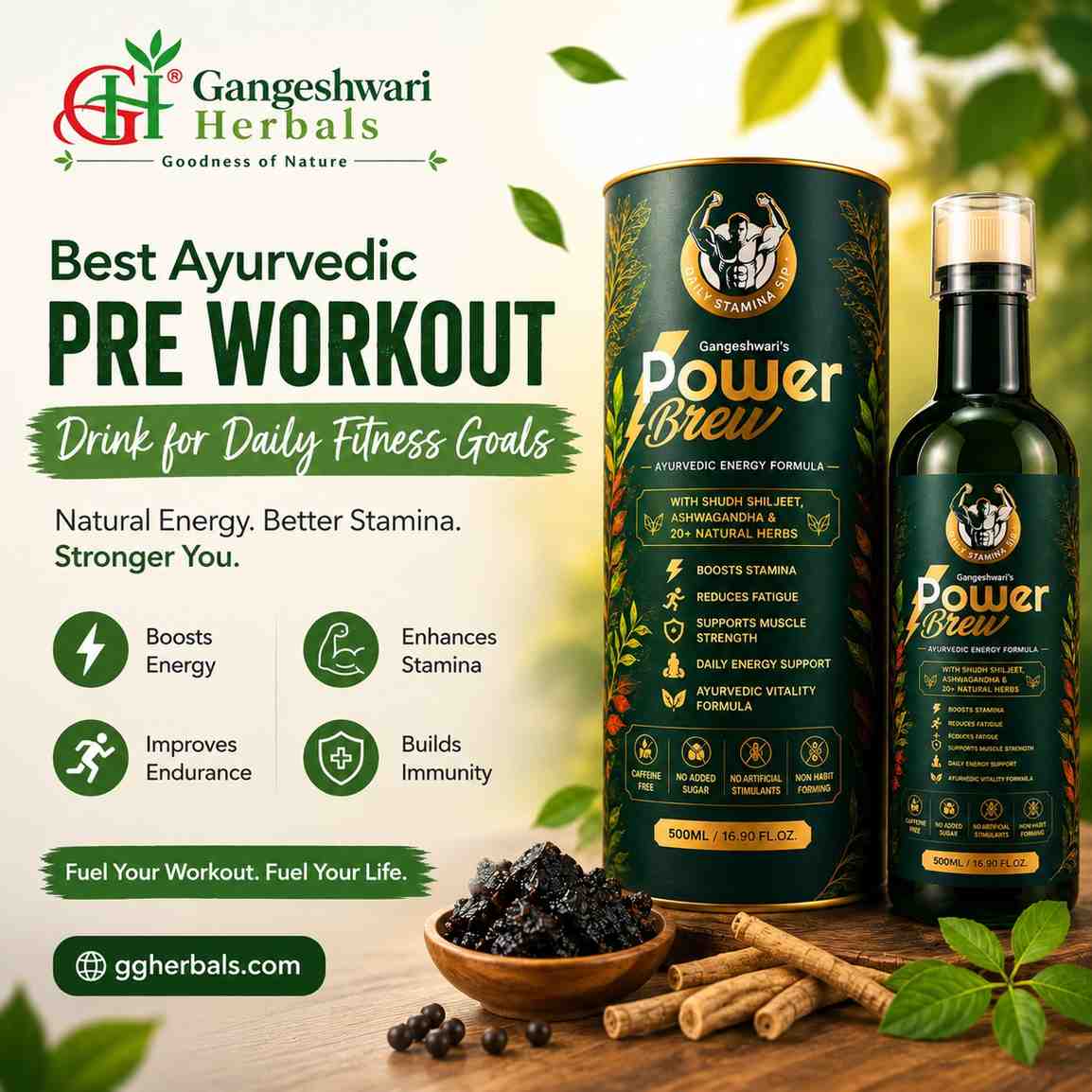  Best Ayurvedic Pre Workout Drink for Daily Fitness Goals
