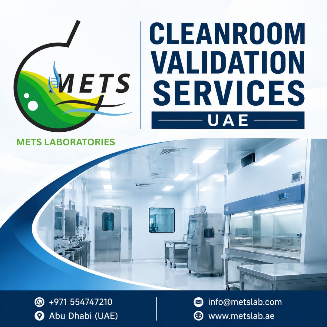  Cleanroom Validation Laboratory UAE for Pharmaceutical, Medical Device, and Research Facilities