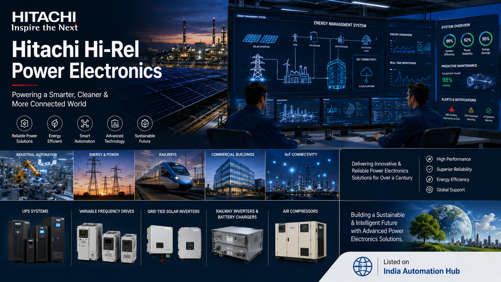  Hitachi Hi-Rel Power Electronics — UPS & Variable Frequency Drive Provider India