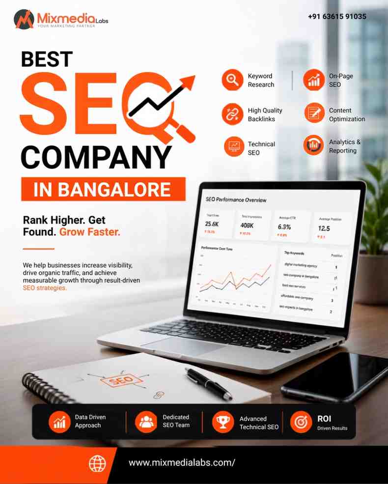  Top SEO Company in Bangalore for Business Growth | Mixmedia Labs