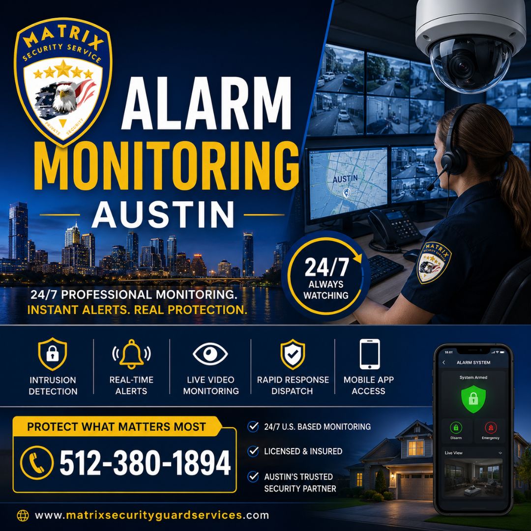  Alarm Monitoring Austin for Fast Response Protection