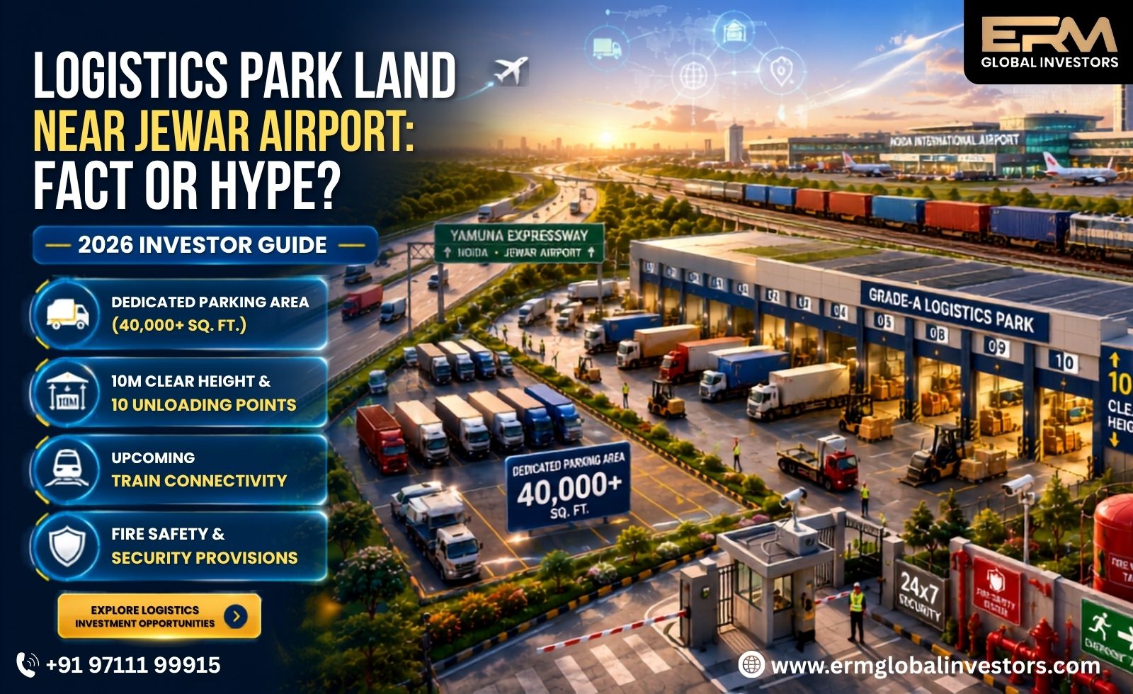  Logistics Park Land Near Jewar Airport: Fact or Hype 2026?