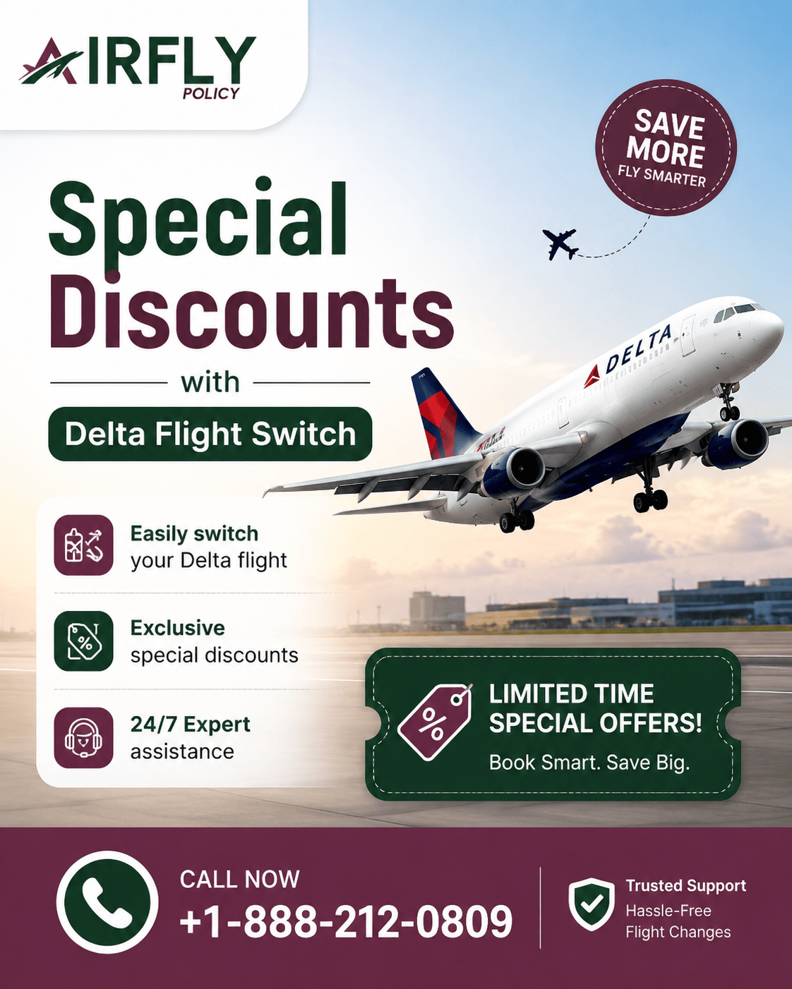  Special Discounts with Delta Flight Switch