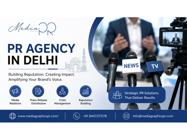  PR Agency in Delhi for Brand Growth | MediagraphicsPR