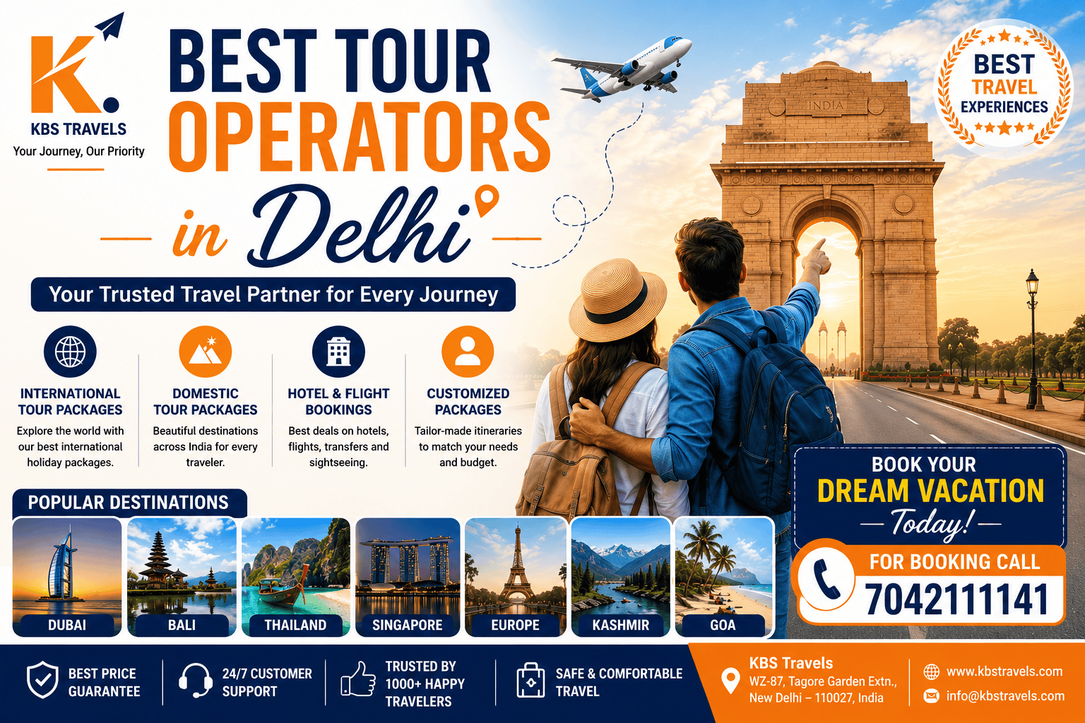  Best Tour Operators in Delhi | KBS Travels