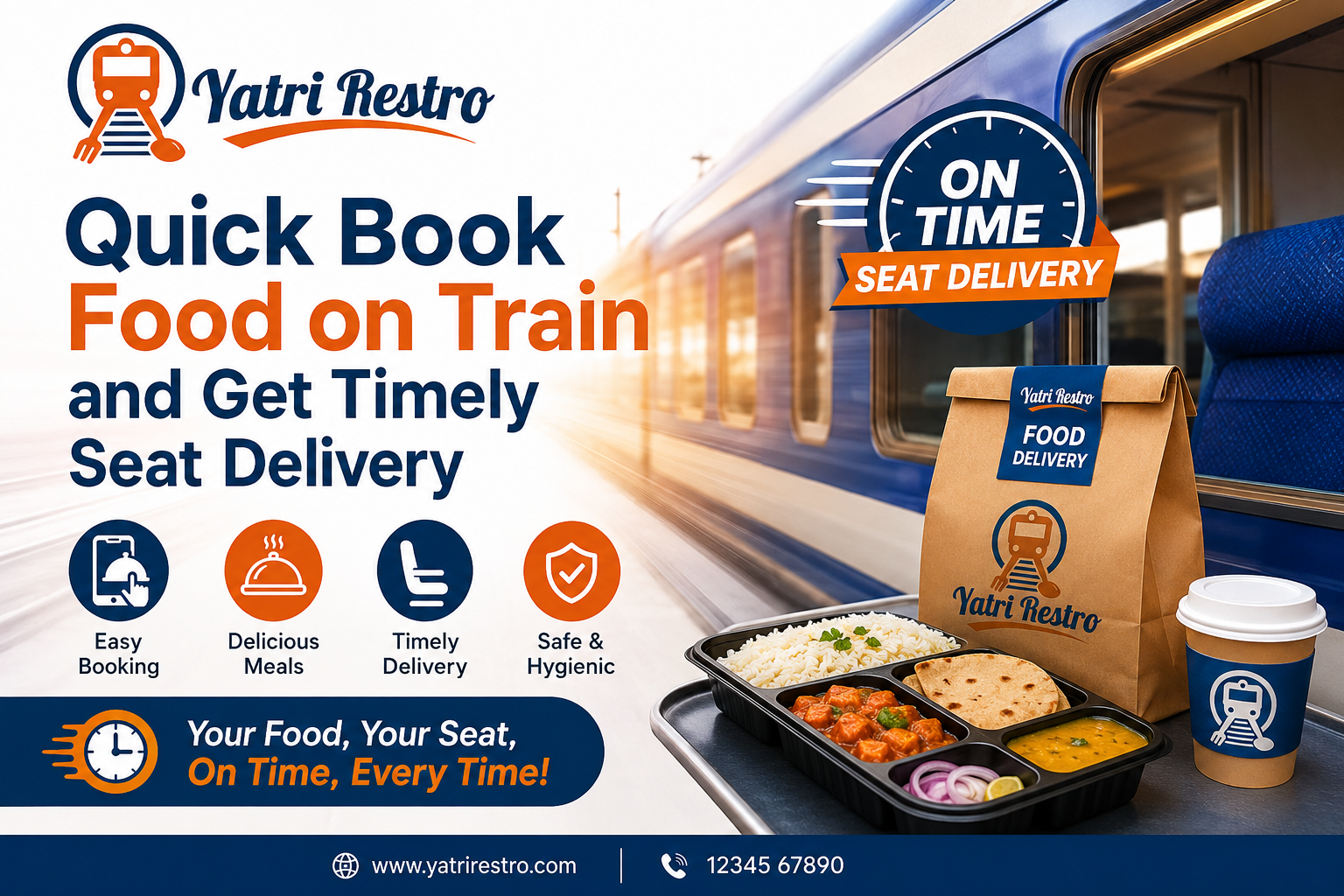  Quick Book Food on Train and Get Timely Seat Delivery