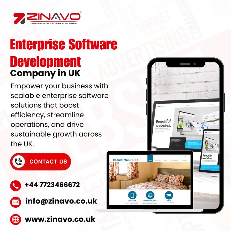  Enterprise Software Development Company in UK | Zinavo