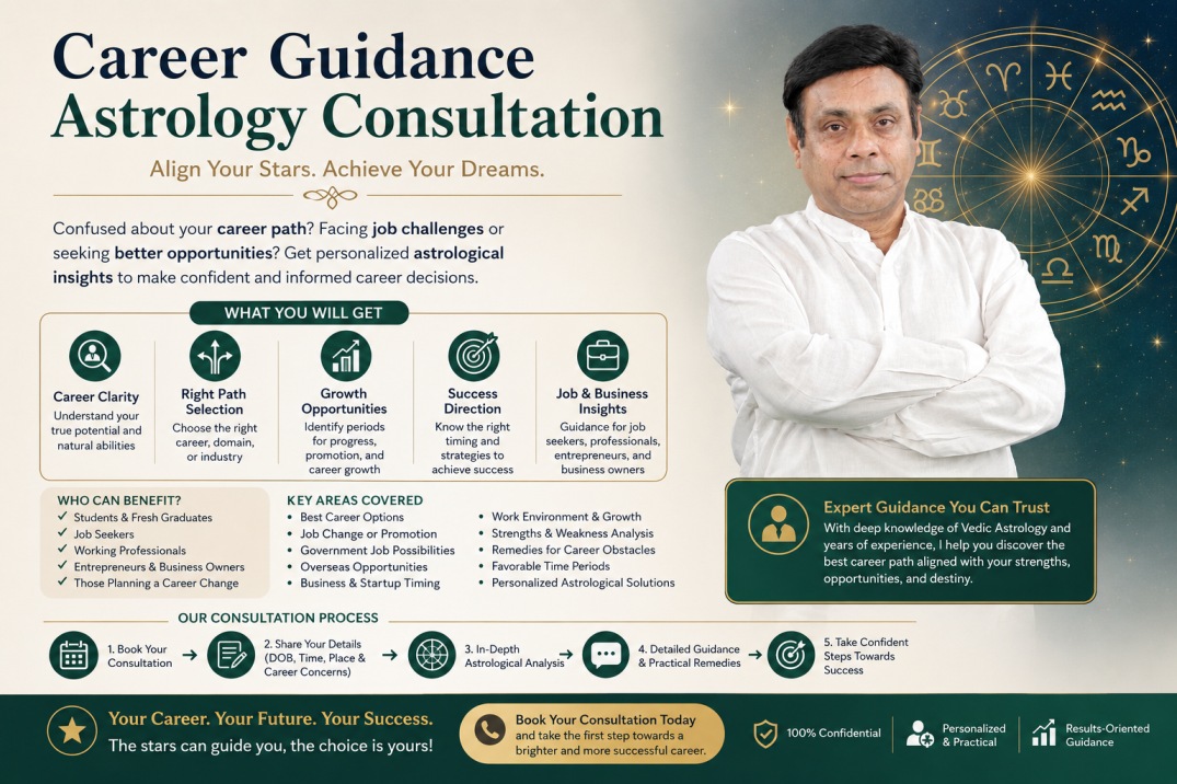  Book Your Career Guidance Astrology Consultation Now