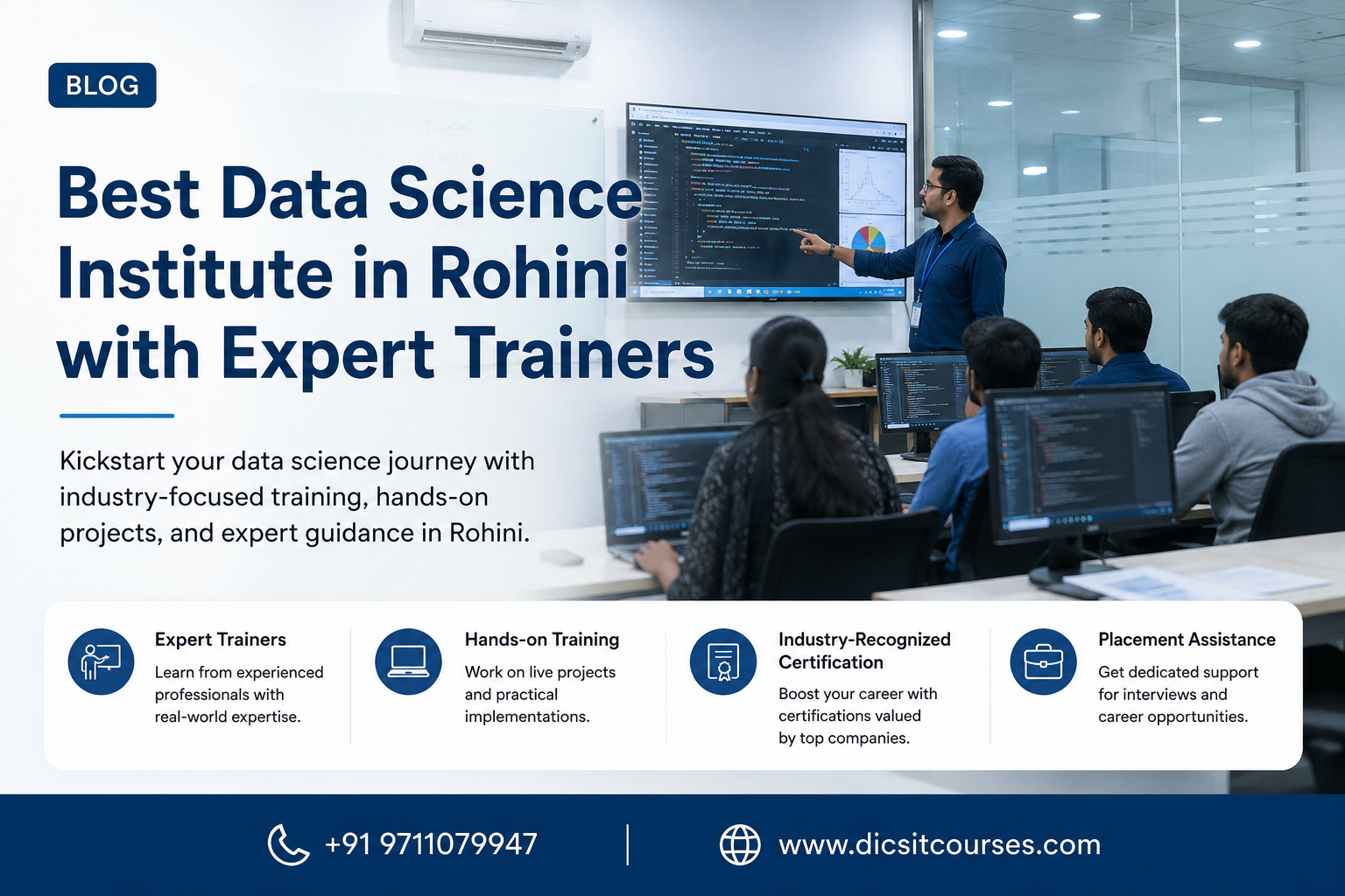  Best Data Science Institute in Rohini with Expert Trainers