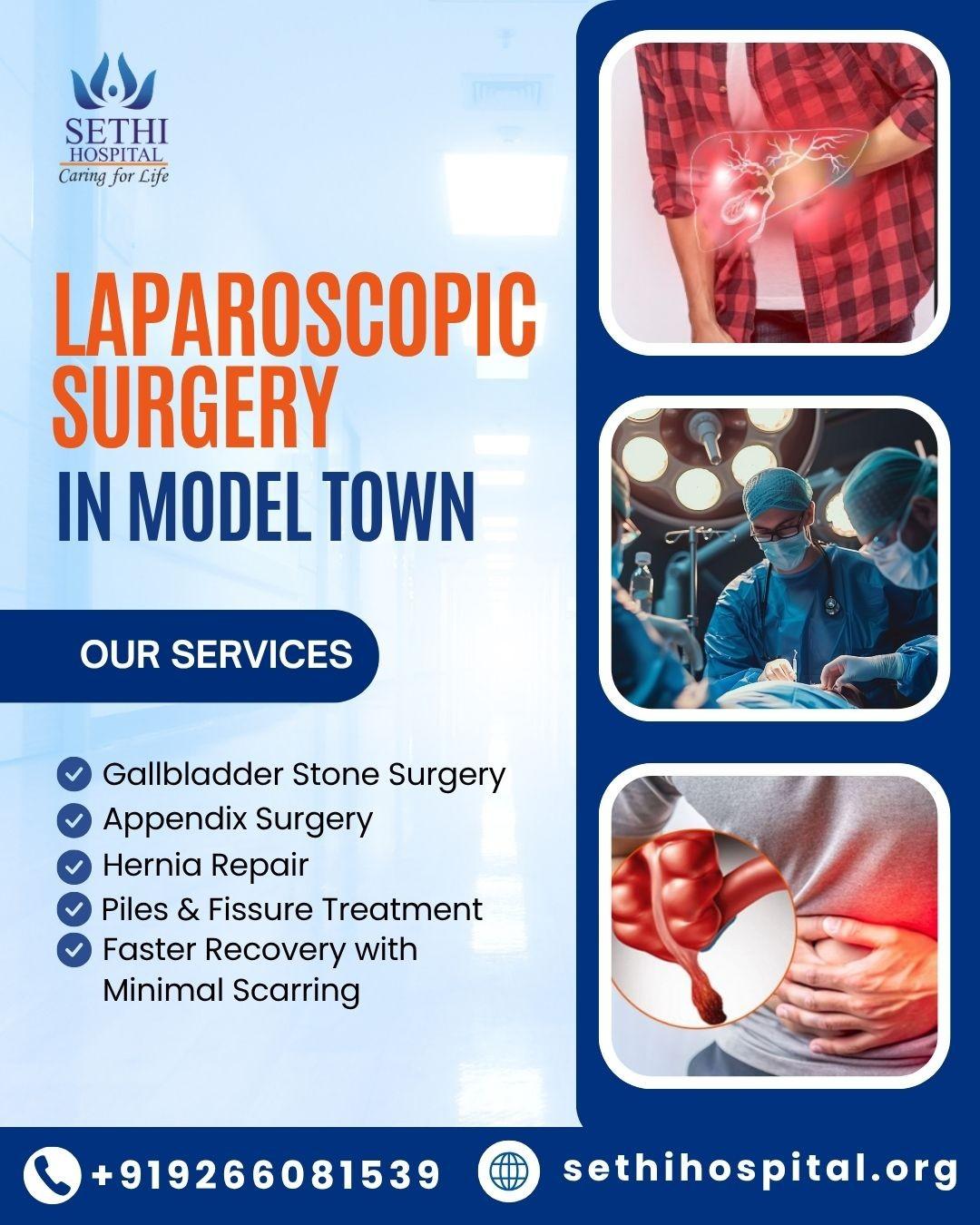  Laparoscopic Surgery in Model Town